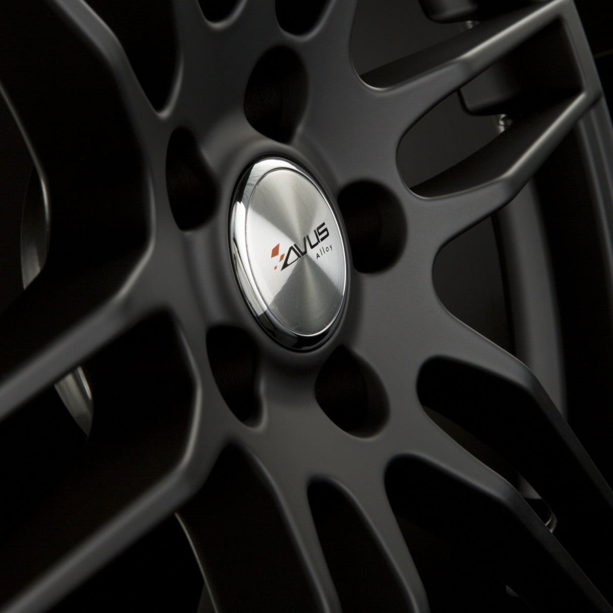 Avus Racing AF9 Matt Black Alufelge 6.5x16 Zoll ET36 LK 5x110 ML73.1 – Bild 4