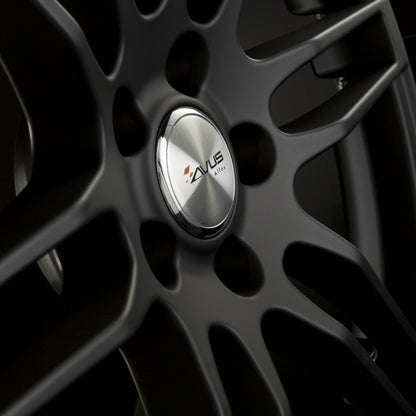 Avus Racing AF9 Matt Black Alufelge 6.5x16 Zoll ET36 LK 5x110 ML73.1 – Bild 4