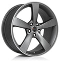 Avus Racing AF10 matt anthracite polished Alufelge 7.5x17 Zoll ET45 LK 5x108 ML73.1