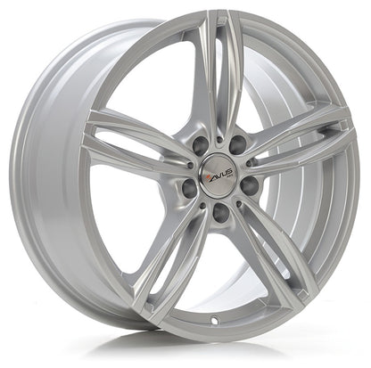 Avus Racing AF15 Hyper Silver Alufelge 8x18 Zoll ET45 LK 5x112 ML66.6