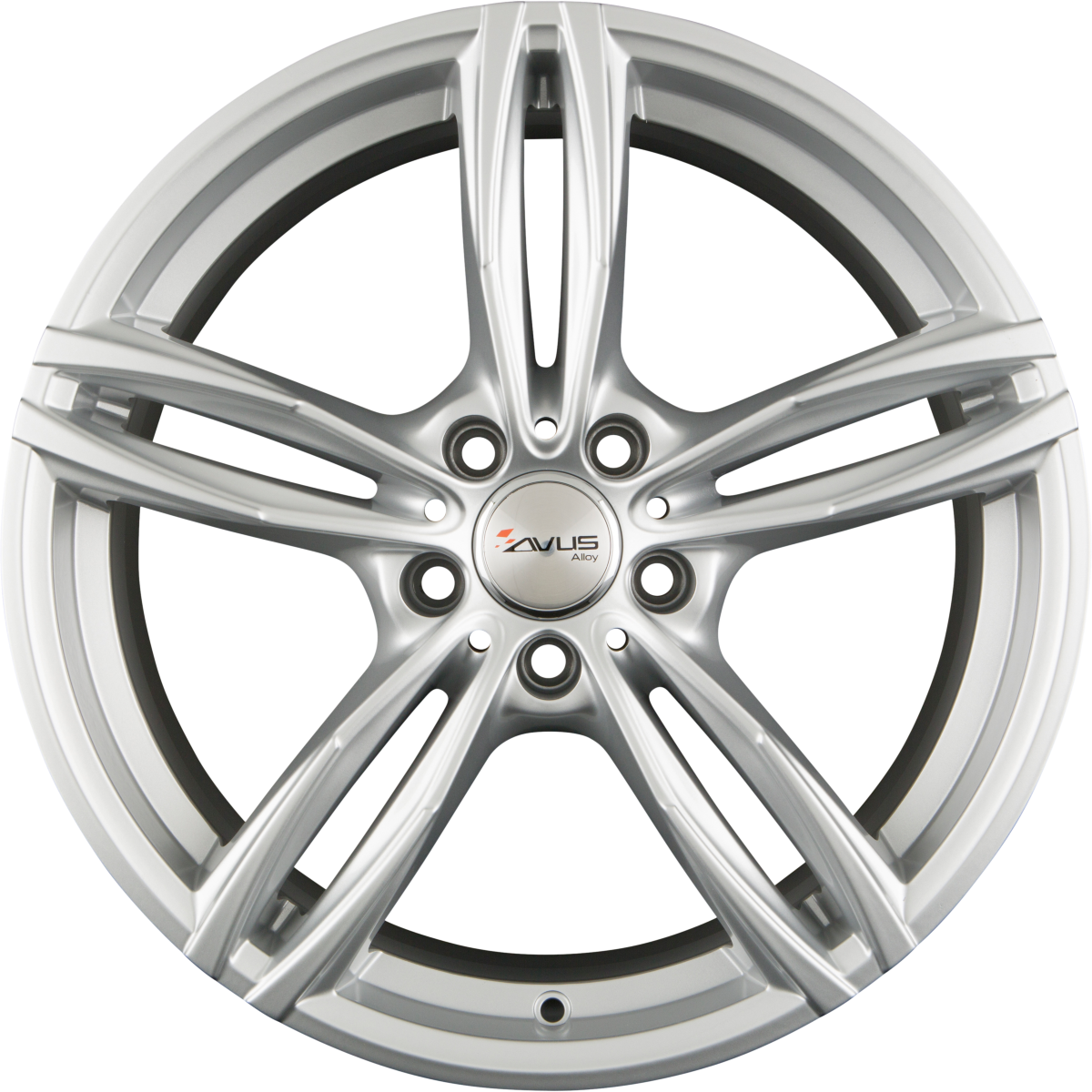 Avus Racing AF15 Hyper Silver Alufelge 8x18 Zoll ET30 LK 5x112 ML66.6