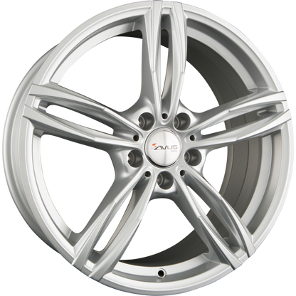 Avus Racing AF15 Hyper Silver Alufelge 8x18 Zoll ET30 LK 5x112 ML66.6 – Bild 2