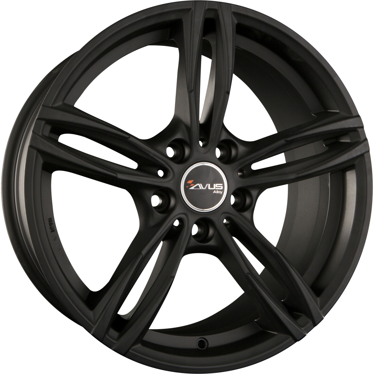 Avus Racing AC-MB3 Black Matt Alufelge 8.5x19 Zoll ET35 LK 5x120 ML72.6 – Bild 2