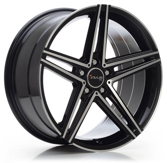 Avus Racing AC-515K black polished Alufelge