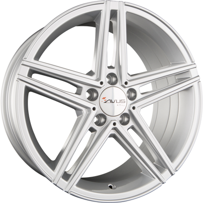 Avus Racing AC-515 Hyper Silver Alufelge 9.5x19 Zoll ET45 LK 5x112 ML66.6 – Bild 2