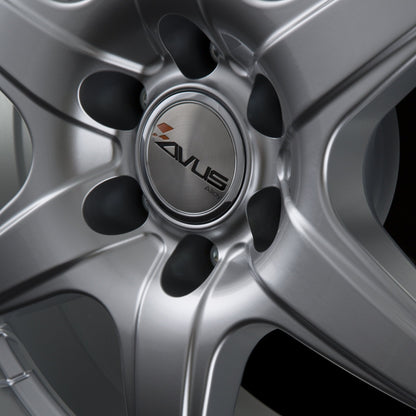 Avus Racing Grizzly Hyper Silver Alufelge 8.5x18 Zoll ET40 LK 5x115 ML70.2 – Bild 3