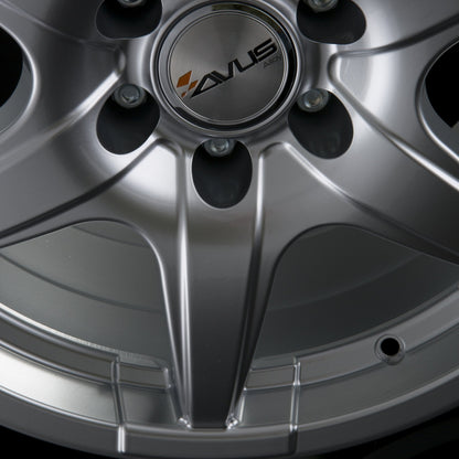 Avus Racing Grizzly Hyper Silver Alufelge 8.5x18 Zoll ET40 LK 5x115 ML70.2 – Bild 4