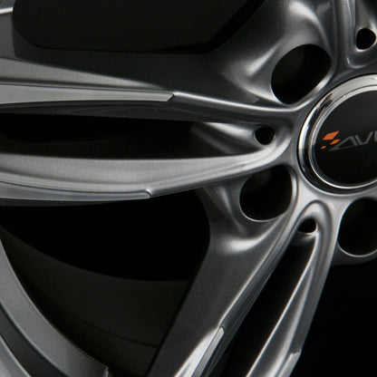 Avus Racing AF15 Anthracite Polished Alufelge 7.5x17 Zoll ET50 LK 5x112 ML66.6 – Bild 3