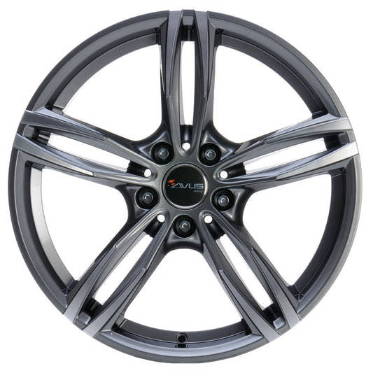 Avus Racing AC-MB3 anthracite polished Alufelge – Bild 2