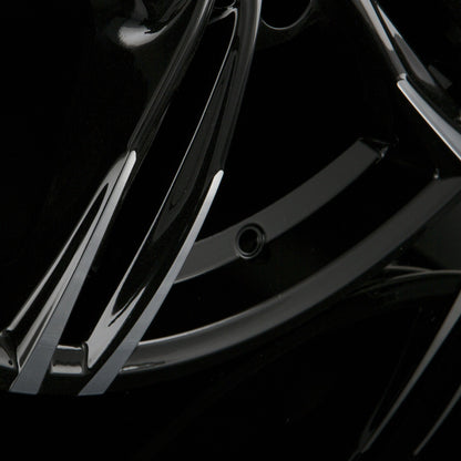 Avus Racing AF15 Black Polished Alufelge 7.5x17 Zoll ET35 LK 5x112 ML66.6 – Bild 3