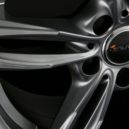 Avus Racing AF15 Anthracite Polished Alufelge 8x18 Zoll ET40 LK 5x114.3 ML73.1 – Bild 3