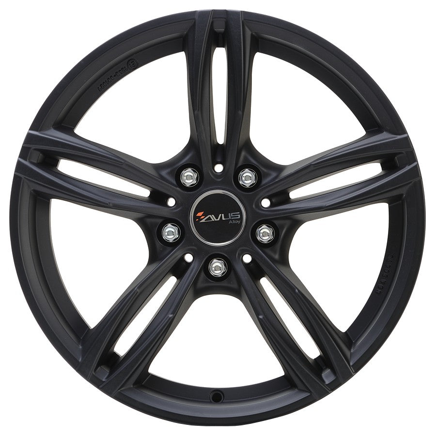 Avus Racing AC-MB3 matt black Alufelge – Bild 2