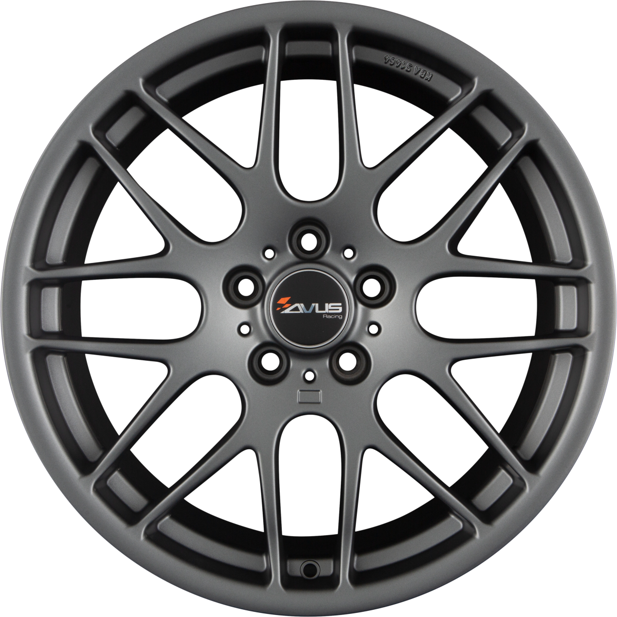 Avus Racing AC-MB4 Matt Anthracite Alufelge 8x18 Zoll ET43 LK 5x120 ML72.6
