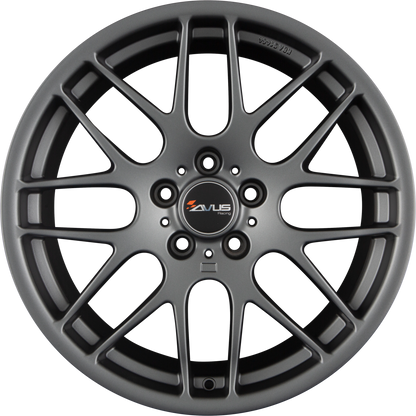 Avus Racing AC-MB4 Matt Anthracite Alufelge 8x18 Zoll ET43 LK 5x120 ML72.6