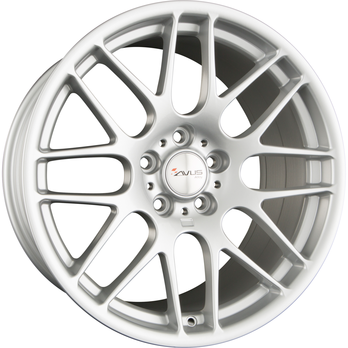 Avus Racing AC-MB4 Hyper Silver Alufelge 9.5x19 Zoll ET39 LK 5x112 ML66.6 – Bild 2