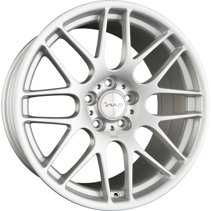 Avus Racing AC-MB4 Hyper Silver Alufelge 9.5x19 Zoll ET39 LK 5x112 ML66.6 – Bild 2