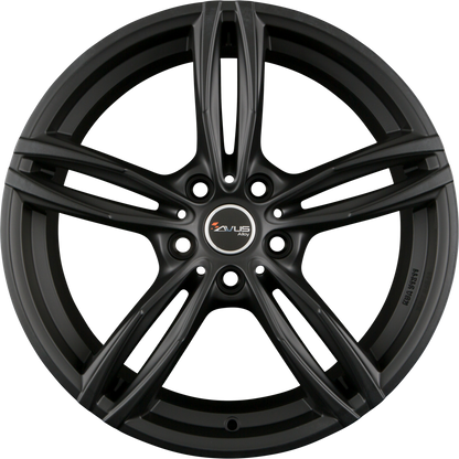 Avus Racing AF15 Matt Black Alufelge 7.5x17 Zoll ET40 LK 5x114.3 ML73.1