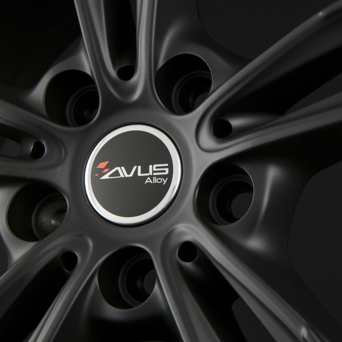 Avus Racing AF15 Matt Black Alufelge 7.5x17 Zoll ET40 LK 5x114.3 ML73.1 – Bild 4