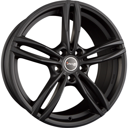 Avus Racing AF15 Matt Black Alufelge 8x18 Zoll ET45 LK 5x112 ML66.6 – Bild 2