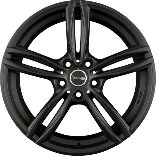 Avus Racing AF15 Matt Black Alufelge 8x18 Zoll ET57 LK 5x112 ML66.6