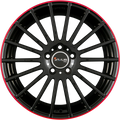 Avus Racing AC-M03 Black Red Line Alufelge 8x19 Zoll ET35 LK 5x112 ML66.6