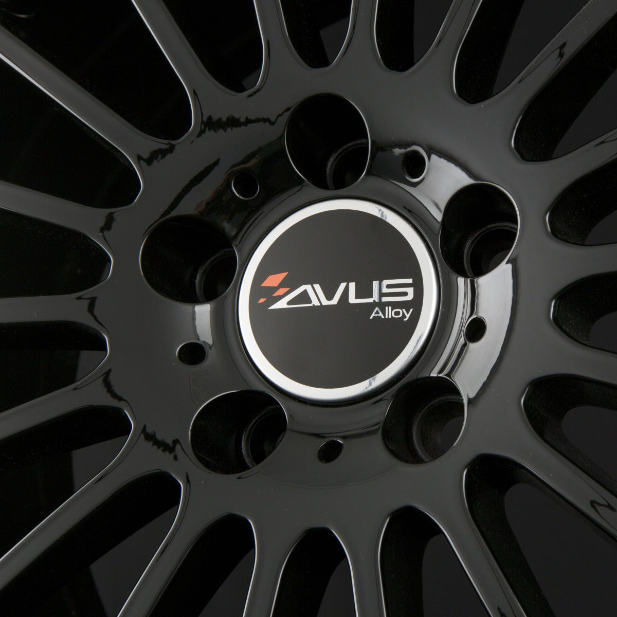 Avus Racing AC-M03 Black Red Line Alufelge 8x19 Zoll ET35 LK 5x112 ML66.6 – Bild 5