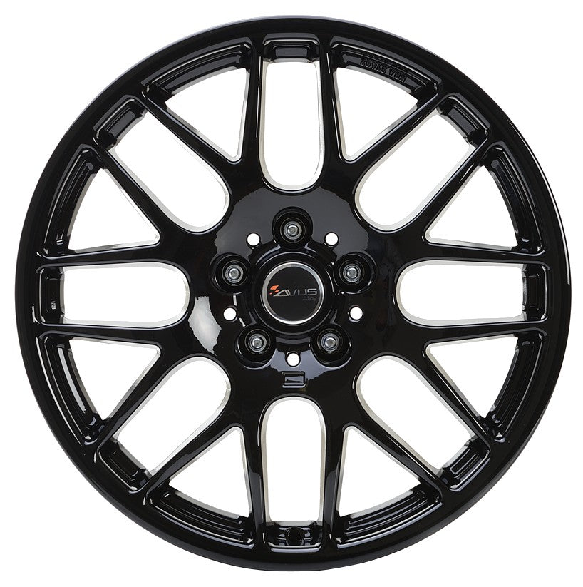Avus Racing AC-MB4 black Alufelge – Bild 2