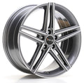 Avus Racing AC-515 anthracite polished Alufelge 8x18 Zoll ET35 LK 5x112 ML66.6