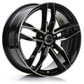 Avus Racing AF16 black polished Alufelge 8x18 Zoll ET45 LK 5x112 ML66.6