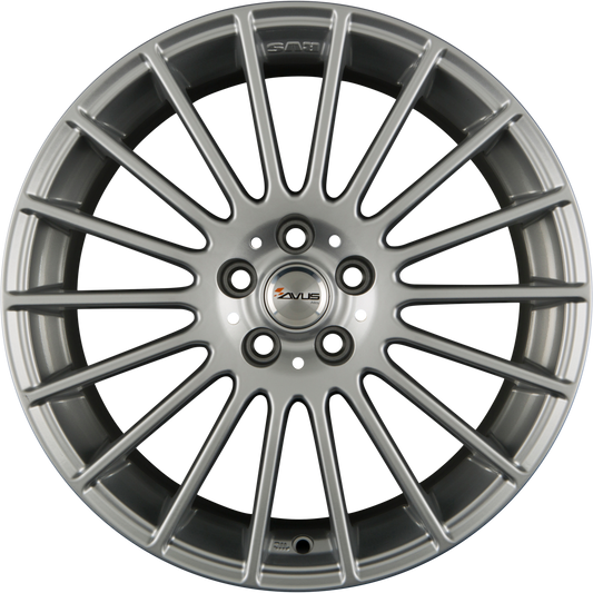 Avus Racing AC-M03 Hyper Silver Alufelge 7x17 Zoll ET35 LK 5x98 ML58.1