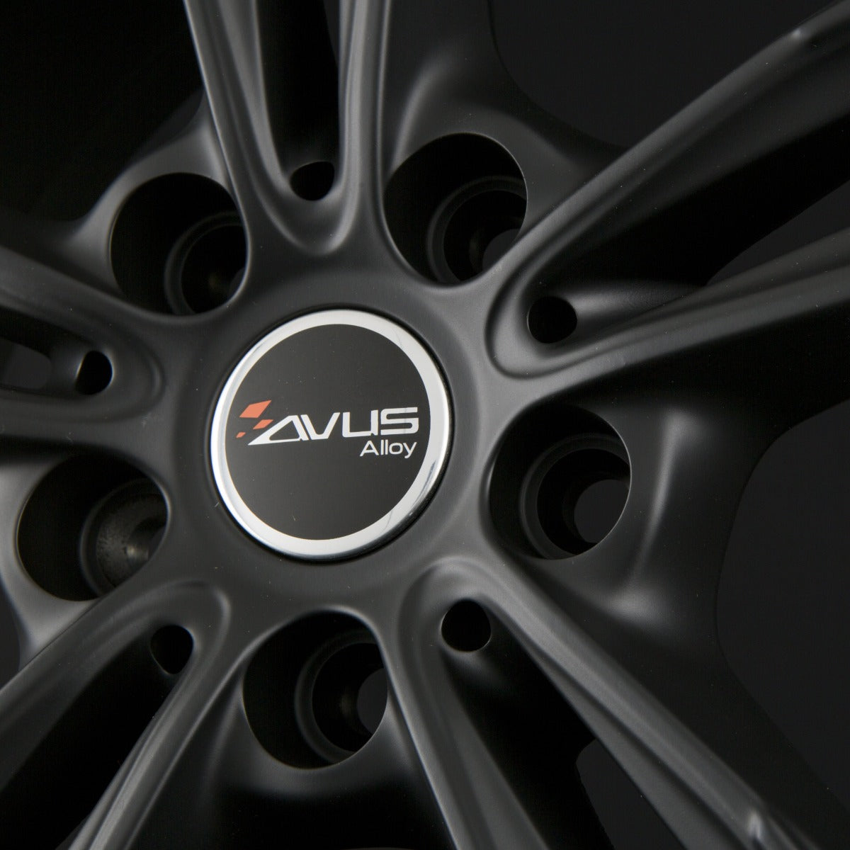 Avus Racing AF15 Matt Black Alufelge 8.5x19 Zoll ET45 LK 5x112 ML66.6 – Bild 4