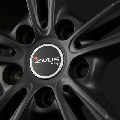 Avus Racing AF15 Matt Black Alufelge 8.5x19 Zoll ET45 LK 5x112 ML66.6 – Bild 4