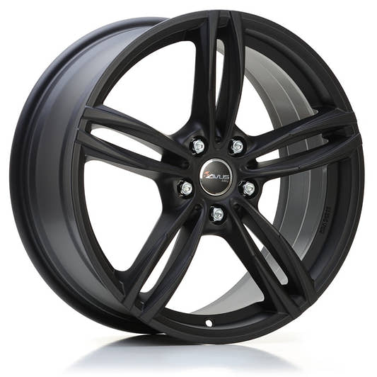 Avus Racing AF15 matt black Alufelge 7.5x17 Zoll ET30 LK 5x112 ML66.6