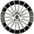 Avus Racing AC-M03 Black Polished Alufelge 7x17 Zoll ET42 LK 4x108 ML63.4