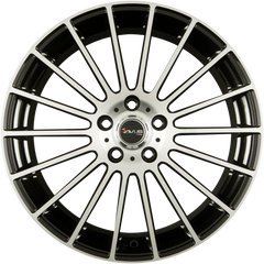 Avus Racing AC-M03 Black Polished Alufelge 7x17 Zoll ET42 LK 4x108 ML63.4