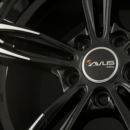 Avus Racing AC-MB3 Black Polished Alufelge 8.5x20 Zoll ET25 LK 5x112 ML66.7 – Bild 4