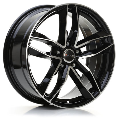 Avus Racing AF16 black polished Alufelge 9x20 Zoll ET45 LK 5x112 ML66.6