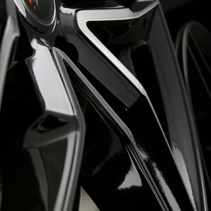 Avus Racing AF16 Black Polished Alufelge 7.5x17 Zoll ET38 LK 5x112 ML66.6 – Bild 3