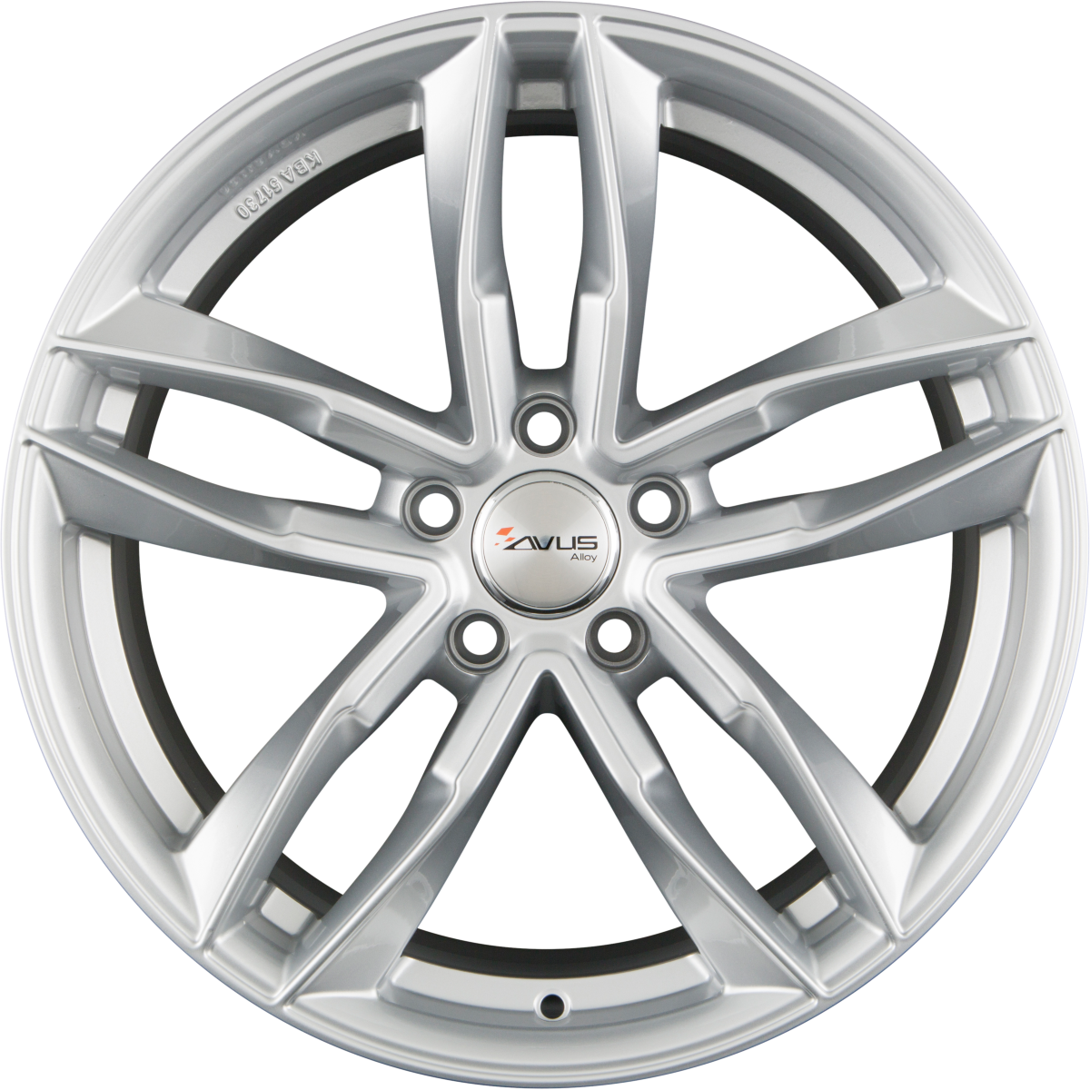 Avus Racing AF16 Hyper Silver Alufelge 7.5x17 Zoll ET45 LK 5x112 ML66.6