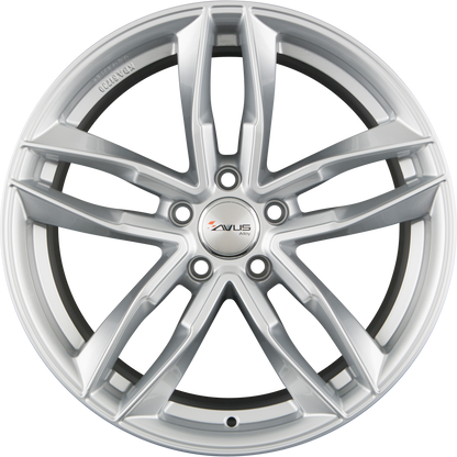 Avus Racing AF16 Hyper Silver Alufelge 7.5x17 Zoll ET45 LK 5x112 ML66.6