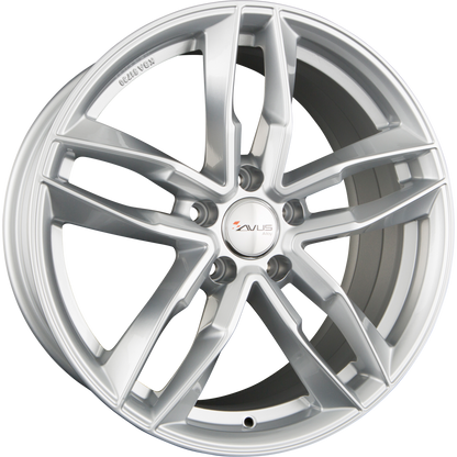 Avus Racing AF16 Hyper Silver Alufelge 7.5x17 Zoll ET45 LK 5x112 ML66.6 – Bild 2
