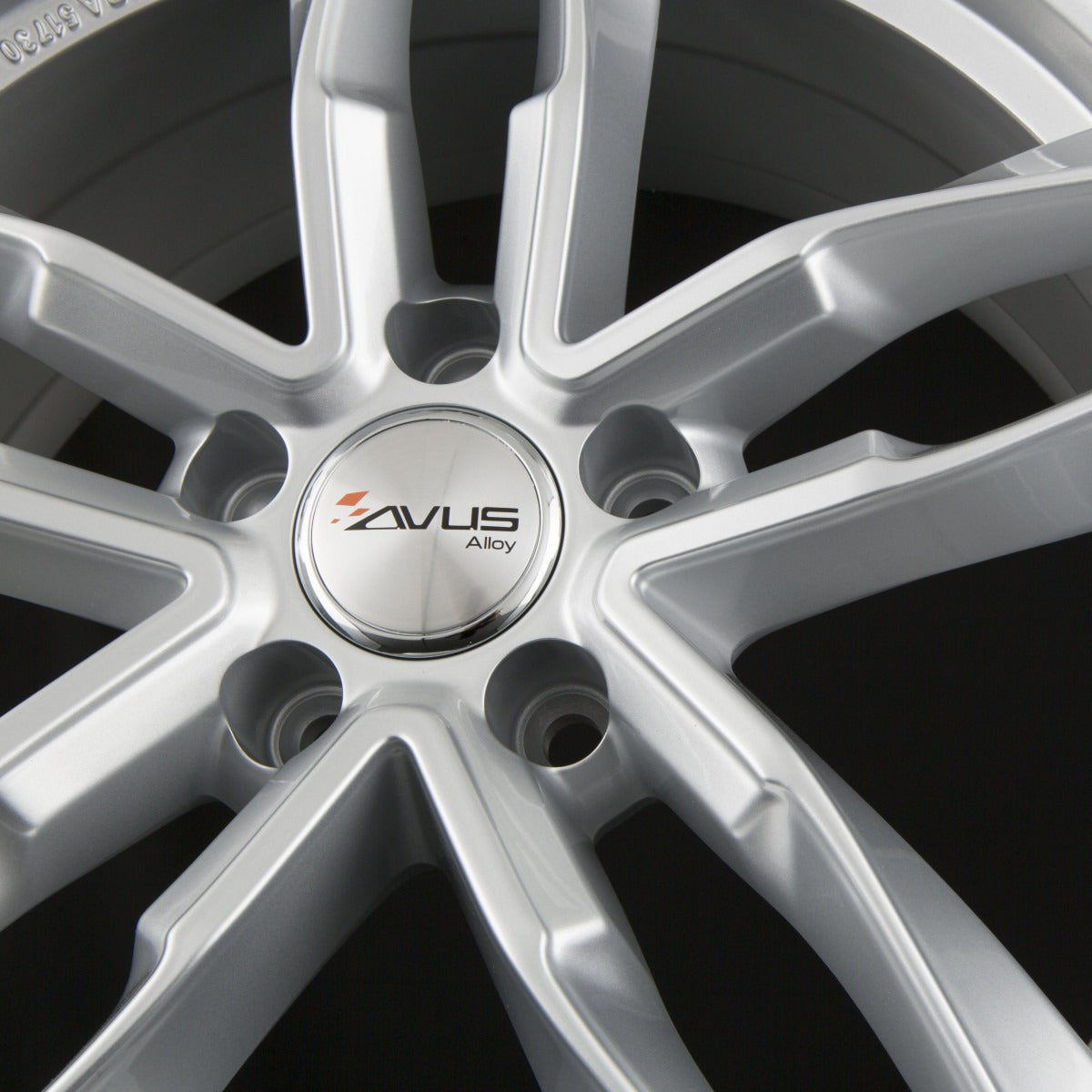Avus Racing AF16 Hyper Silver Alufelge 7.5x17 Zoll ET45 LK 5x112 ML66.6 – Bild 4