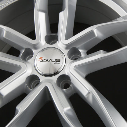Avus Racing AF16 Hyper Silver Alufelge 7.5x17 Zoll ET45 LK 5x112 ML66.6 – Bild 4