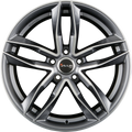 Avus Racing AF16 Anthracite Polished Alufelge 7.5x17 Zoll ET45 LK 5x112 ML66.6