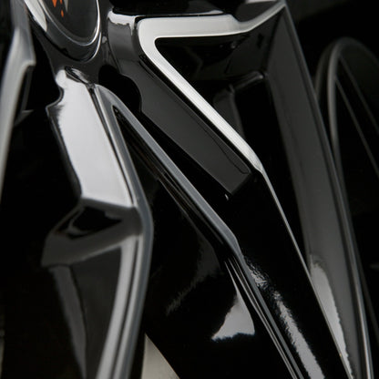 Avus Racing AF16 black polished Alufelge 7.5x17 Zoll ET36 LK 5x100 ML57.1 – Bild 3