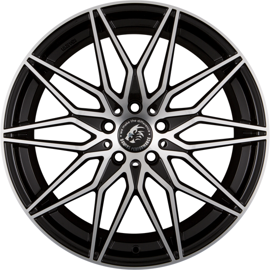 Damina Performance DM02 Black Polished Alufelge 8x18 Zoll ET30 LK 5x112 ML66.6