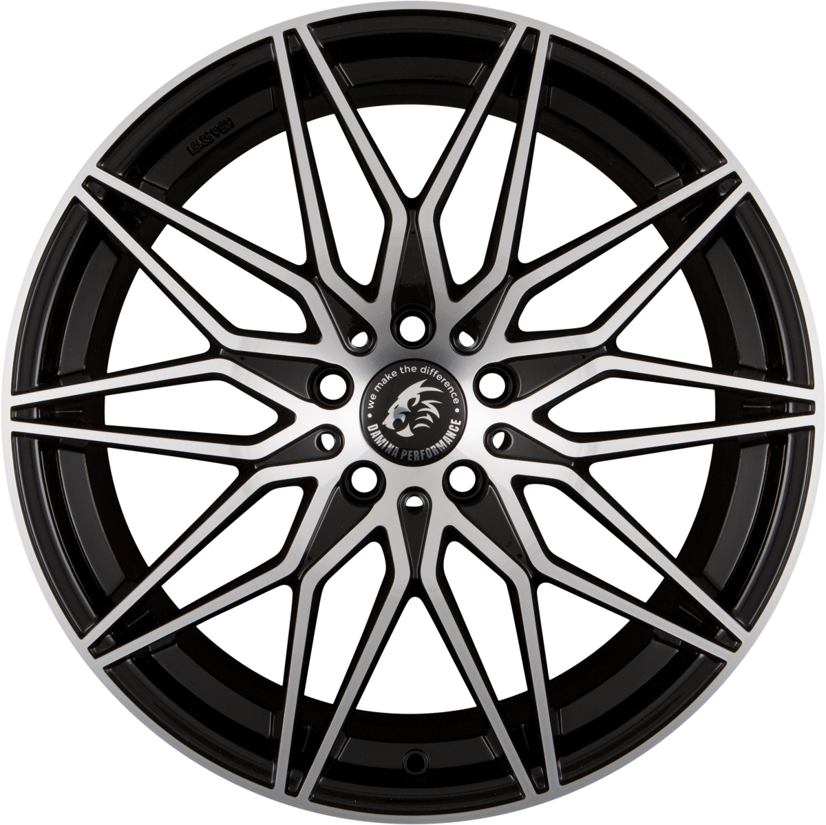 Damina Performance DM02 Black Polished Alufelge 8x18 Zoll ET30 LK 5x112 ML66.6