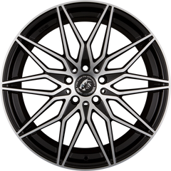 Damina Performance DM02 Black Polished Alufelge 8x18 Zoll ET30 LK 5x112 ML66.6
