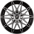 Damina Performance DM02 Black Polished Alufelge 8x18 Zoll ET35 LK 5x112 ML66.6
