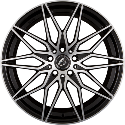 Damina Performance DM02 Black Polished Alufelge 8x18 Zoll ET35 LK 5x112 ML66.6